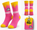 Lil’ Lemmy Drip Crew Socks – Pink Lemonade Edition